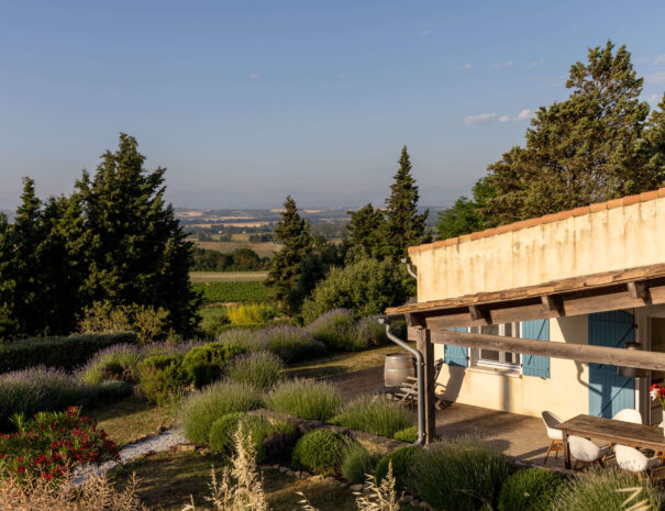 Holiday house for 6 with a magnificient view on the Carcassonne valley.